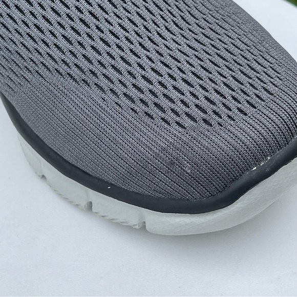 Skechers Equalizer Double Play Shoes Mens 7.5 Wide Gray Slip On Loafer 51509W - Picture 9 of 16